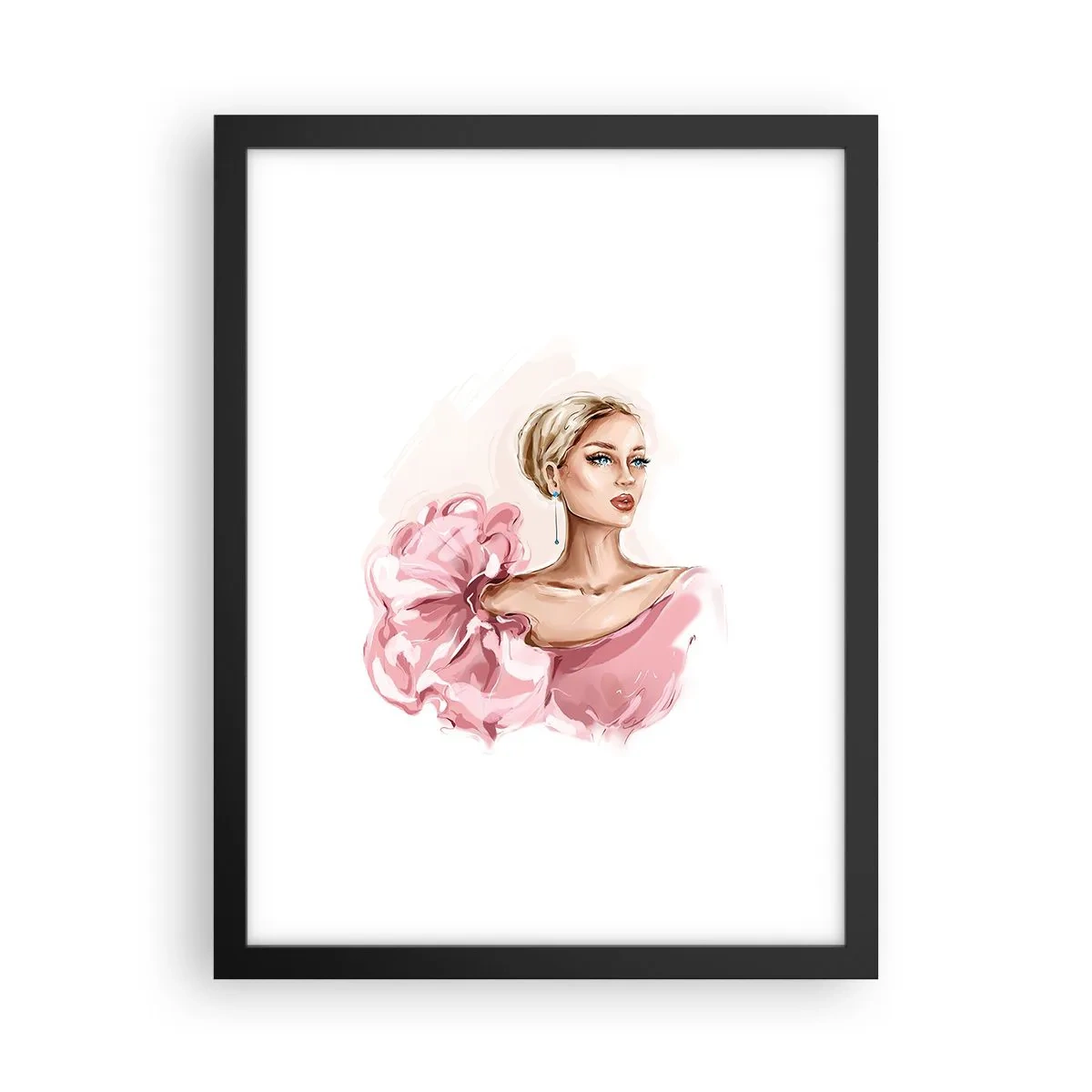 Poster in black frame - Like a Painitng - 30x40 cm