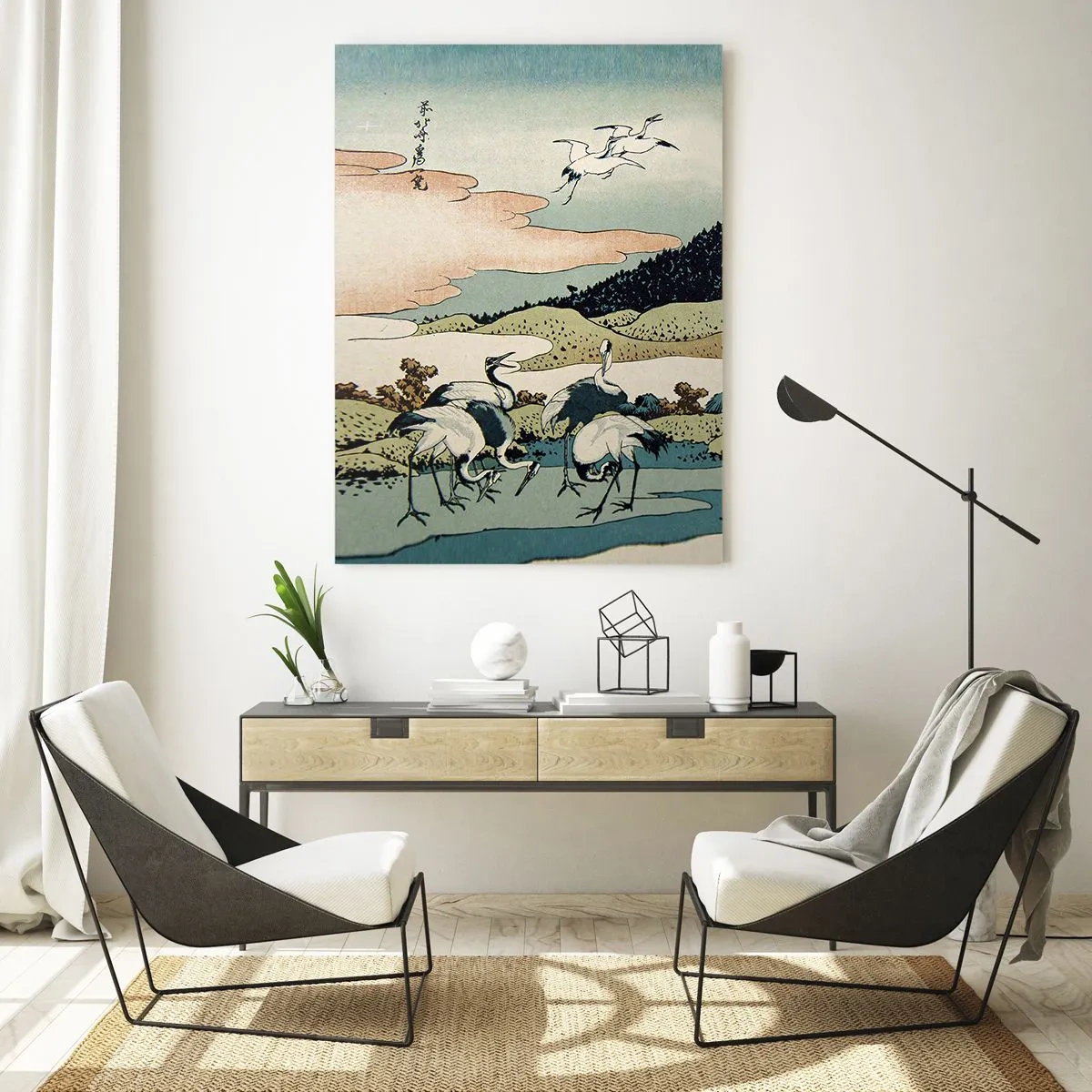 Glass picture - In a Japanese Spirit - 50x70 cm