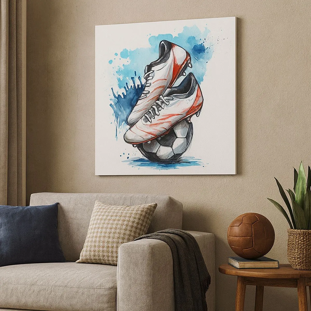 Canvas picture - Spirit of Switzerland - 30x30 cm