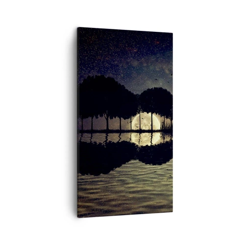Canvas picture - Night at the Edge of the World - 45x80 cm