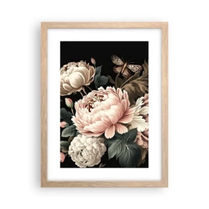 Poster in light oak frame - Baroque Style - 30x40 cm