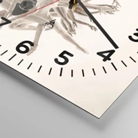 Clock face with numbers