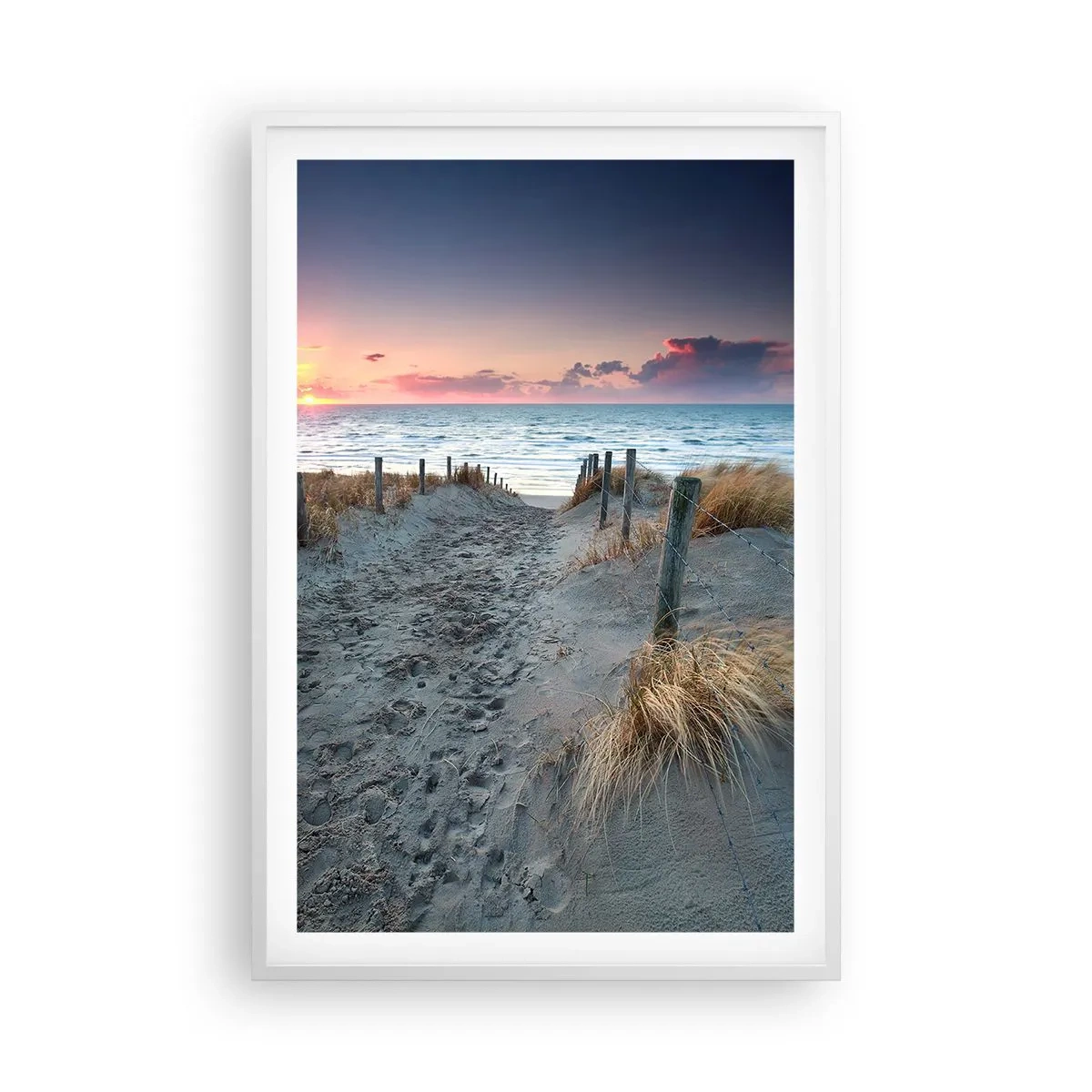 Poster in white frmae - You Have Spilled a Rainbow of Sparkles… - 61x91 cm