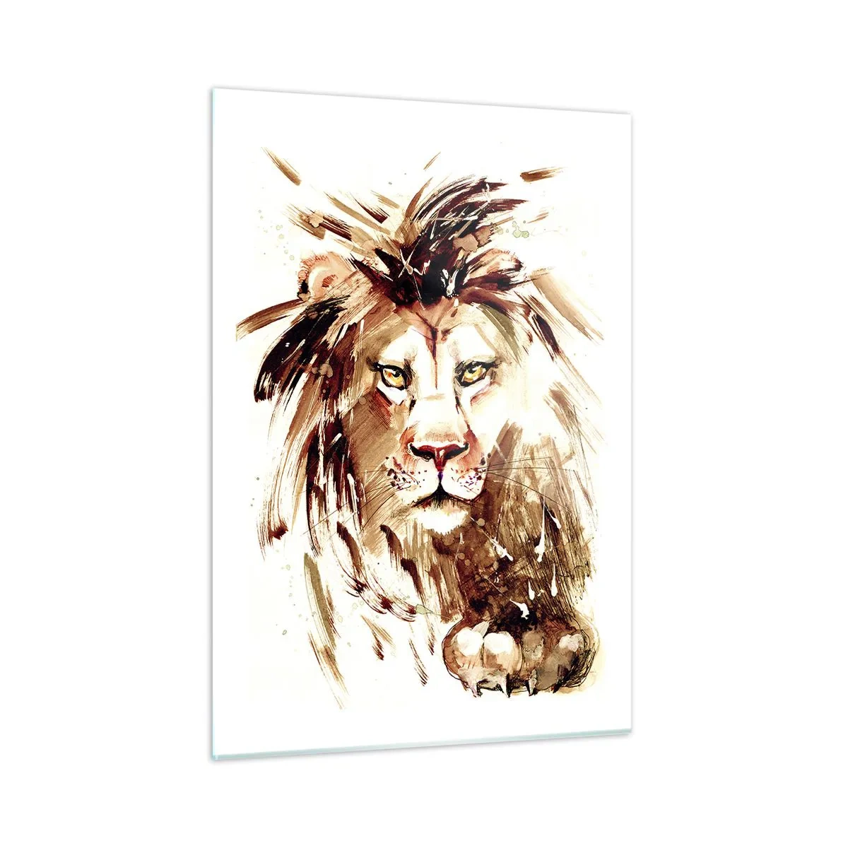 Glass picture - Strength and Dignity - 50x70 cm
