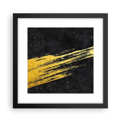 Poster in black frame - Jump to the Outer Space - 30x30 cm