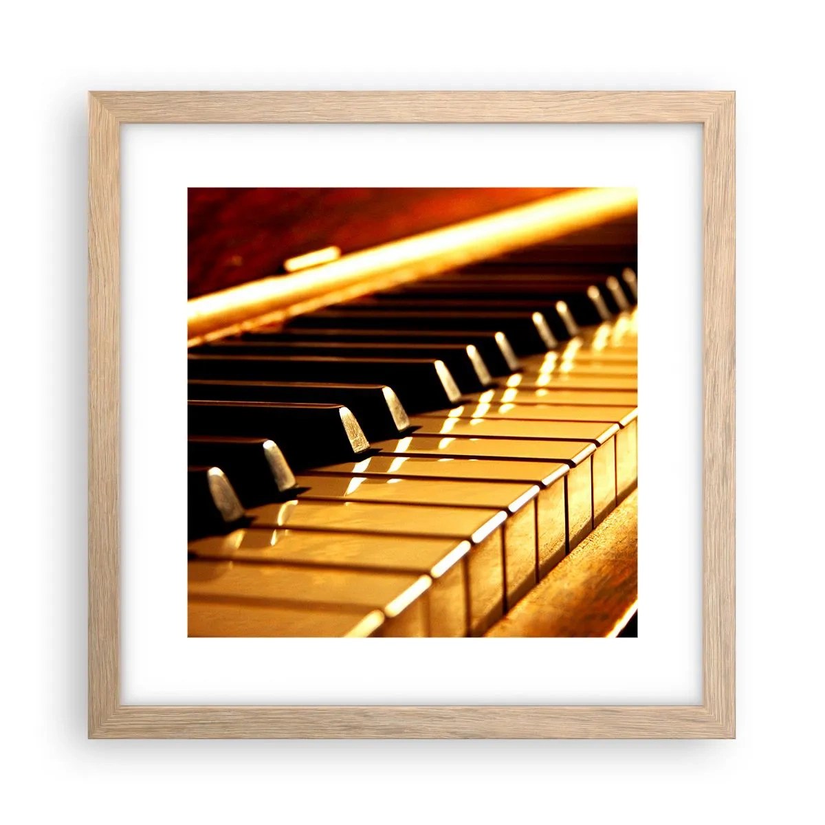 Poster in light oak frame - Unlimited Possibilities - 30x30 cm