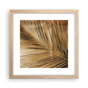 Poster in light oak frame - Natural Colonnade - 30x30 cm