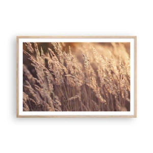 Poster in light oak frame - Ready to Welcome Autumn - 91x61 cm