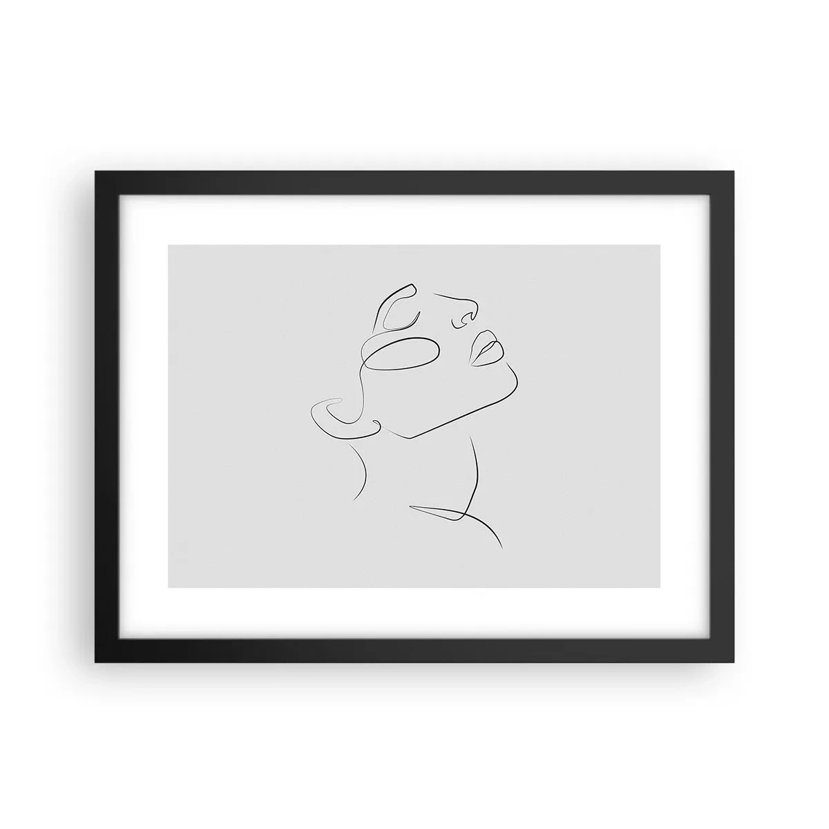 Poster in black frame - Meanders of a Dream - 40x30 cm