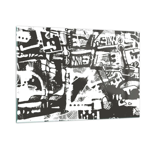 Glass picture - Order or Chaos? - 120x80 cm