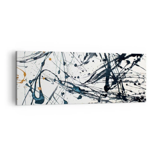 Canvas picture - Expressionist Abstract - 140x50 cm