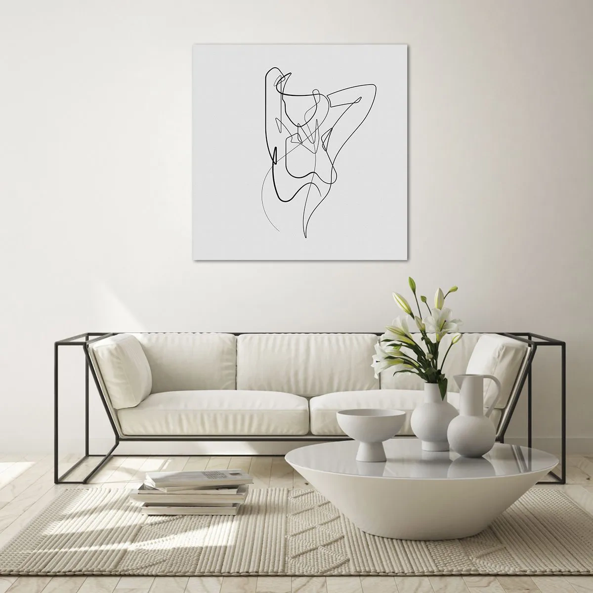 Glass picture - What You Are Really Like - 30x30 cm