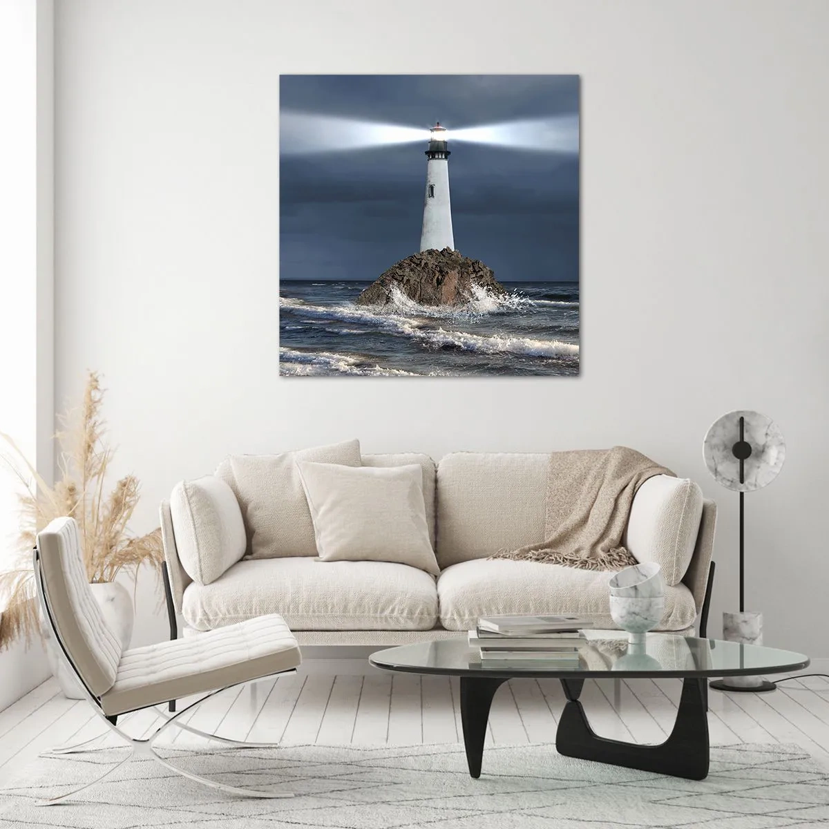 Glass picture - Here…Here…Here! - 70x70 cm