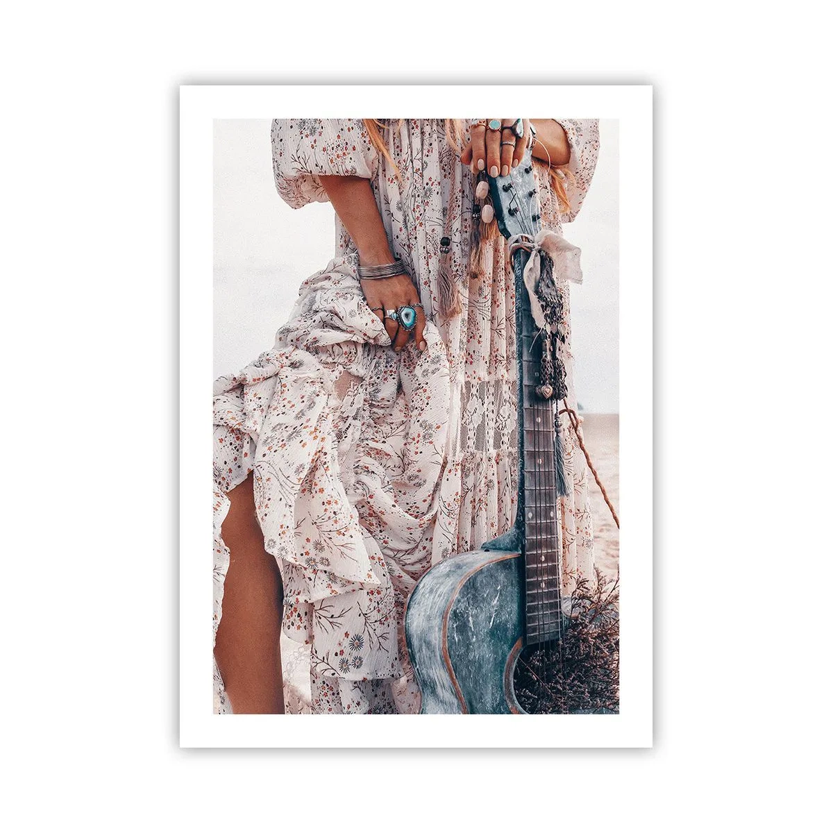 Poster - Flower Chidlren on their Way - 50x70 cm