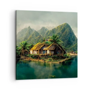 Canvas picture - Tropical Paradise - 60x60 cm