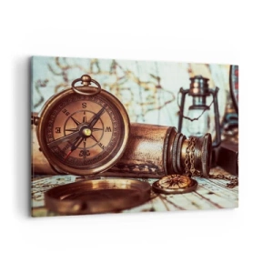 Canvas picture - Pirate Adventure in the Caribbean - 100x70 cm