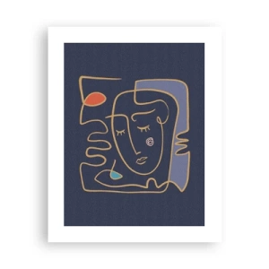 Poster - Deeply In Thoughts - 40x50 cm