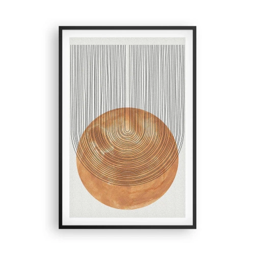 Poster in black frame - Sunny Composition - 61x91 cm