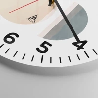 Clock face with numbers