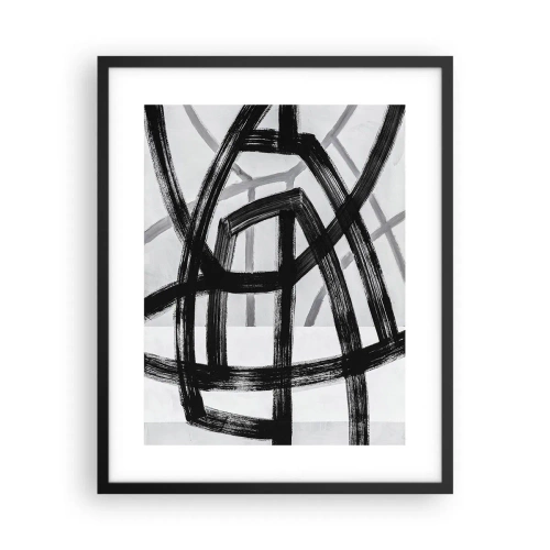 Poster in black frame - Building Depth - 40x50 cm