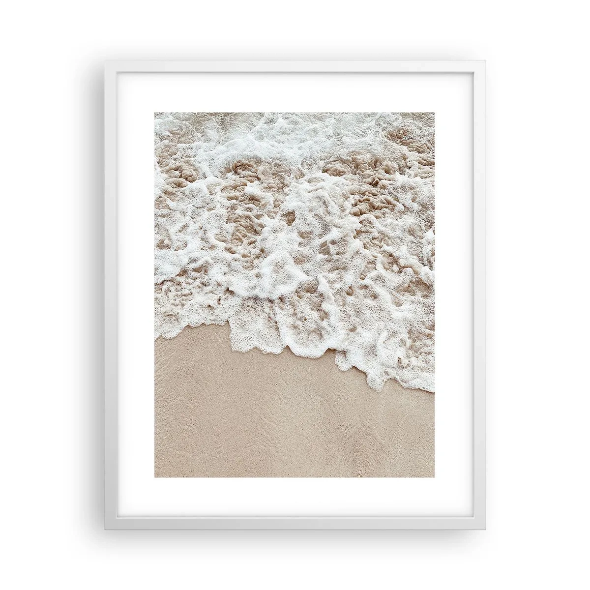 Poster in white frmae - Be Right Back - 40x50 cm