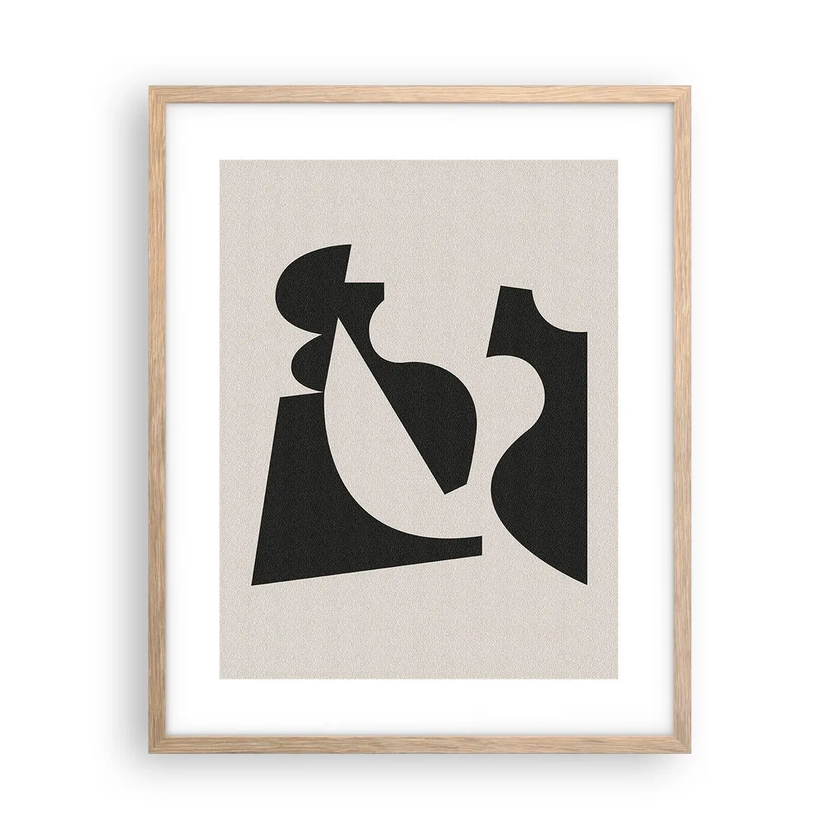 Poster in light oak frame - For Self-construction - 40x50 cm