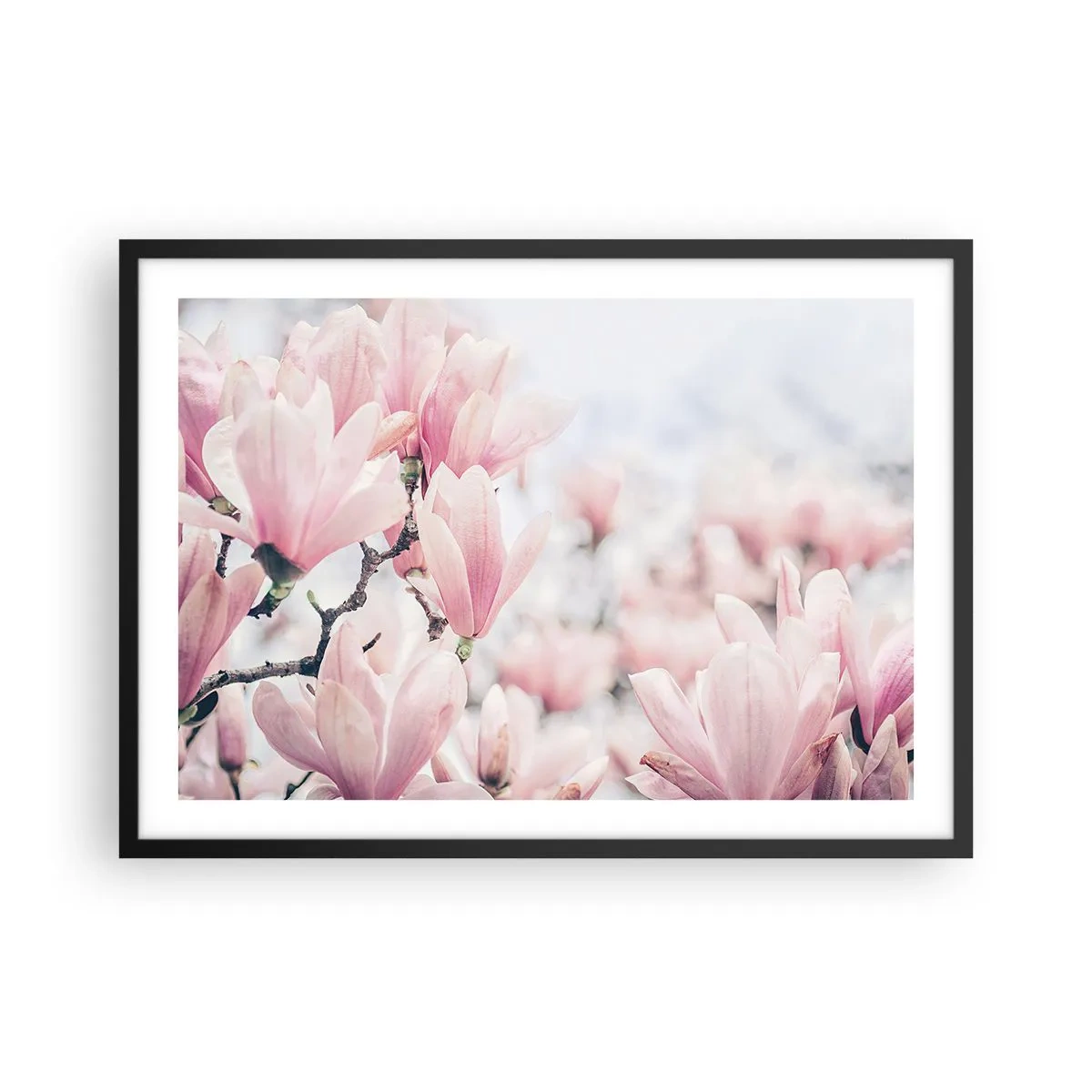 Poster in black frame - Ideal of Subtlety - 70x50 cm