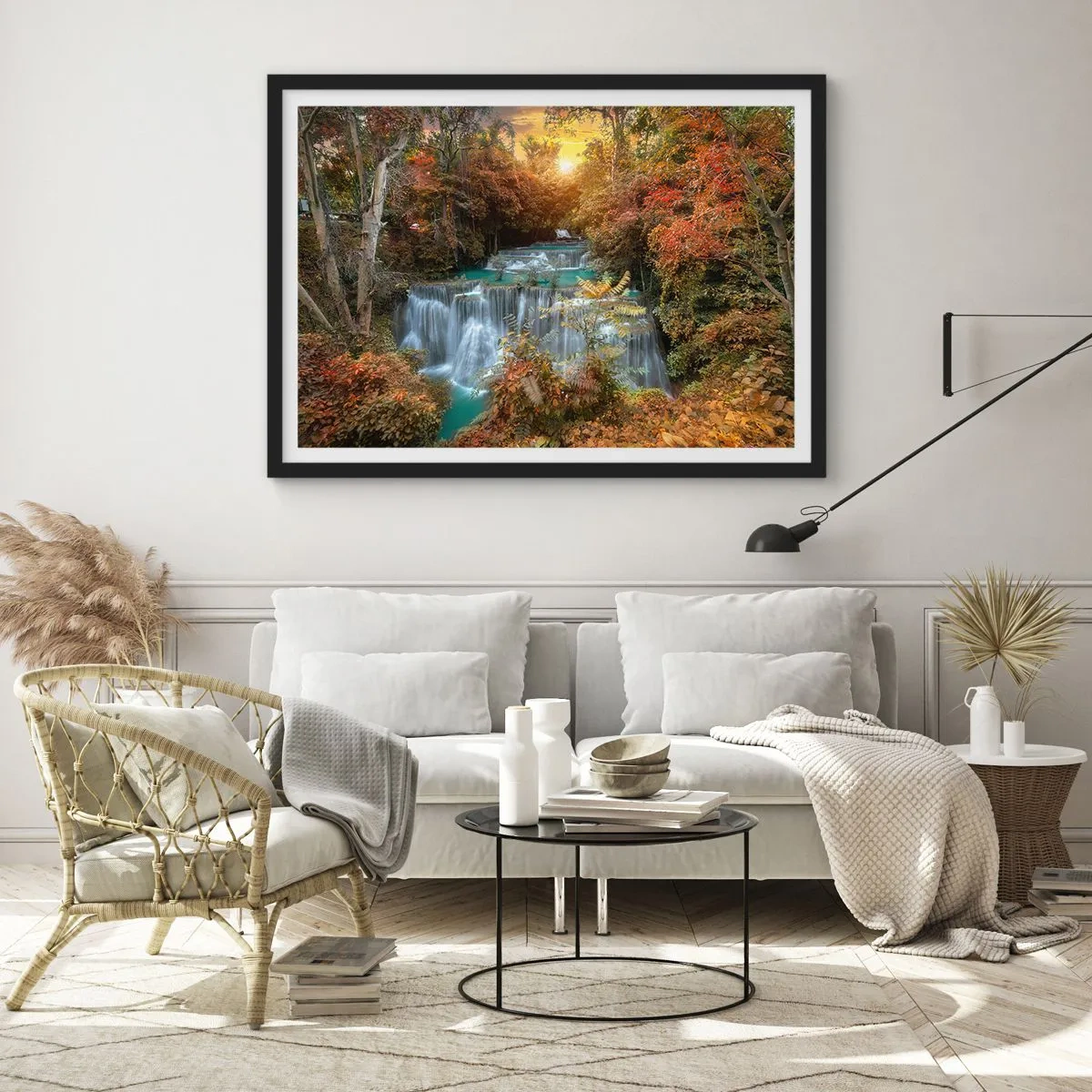 Poster in black frame - Hidden Forest Treasure - 70x50 cm