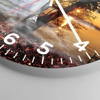 Clock face with numbers