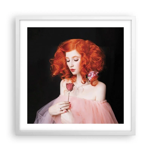 Poster in white frmae - In Baroque Style - 50x50 cm