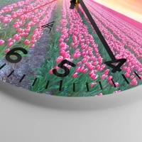 Clock face with numbers