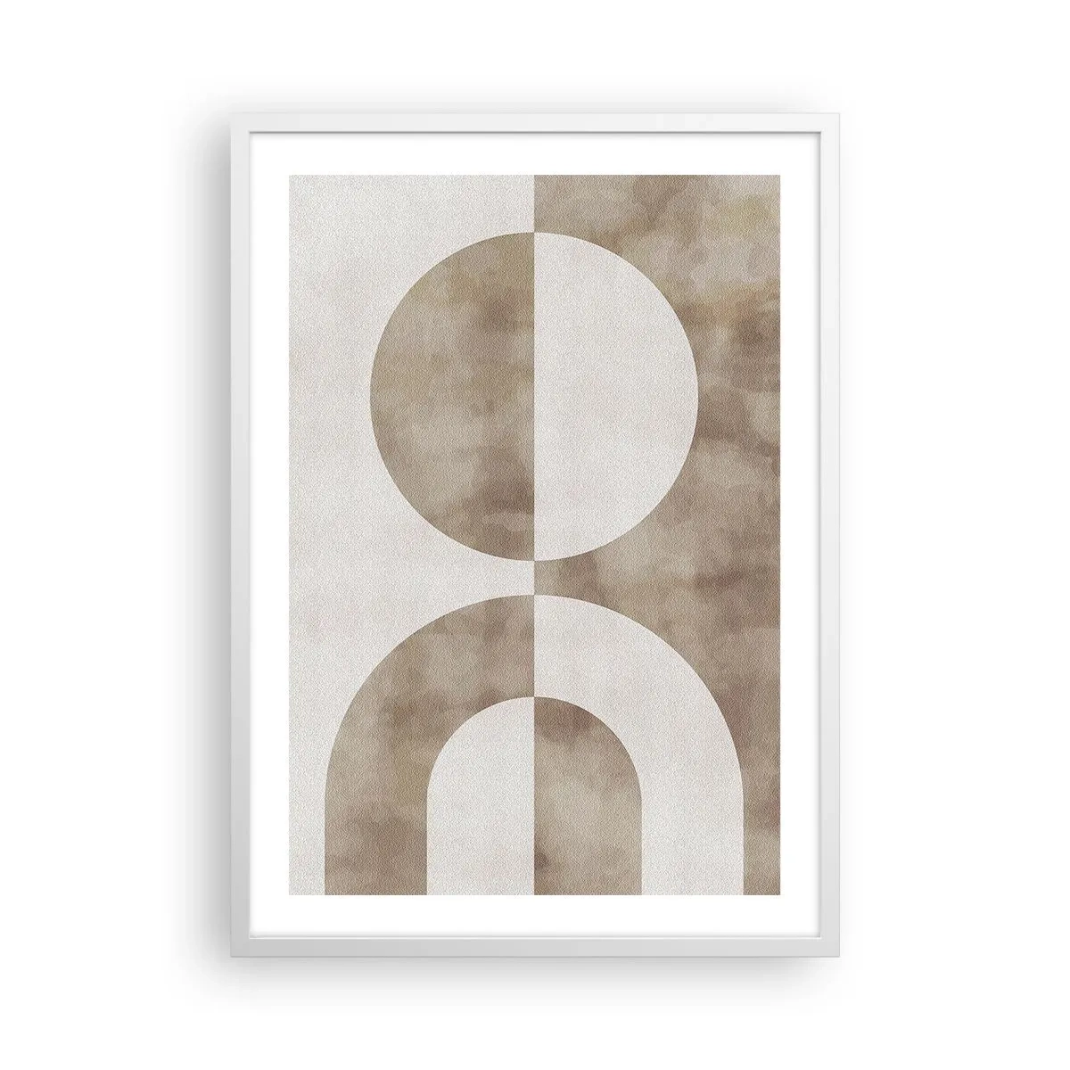 Poster in white frmae - Similarities and Differences - 50x70 cm