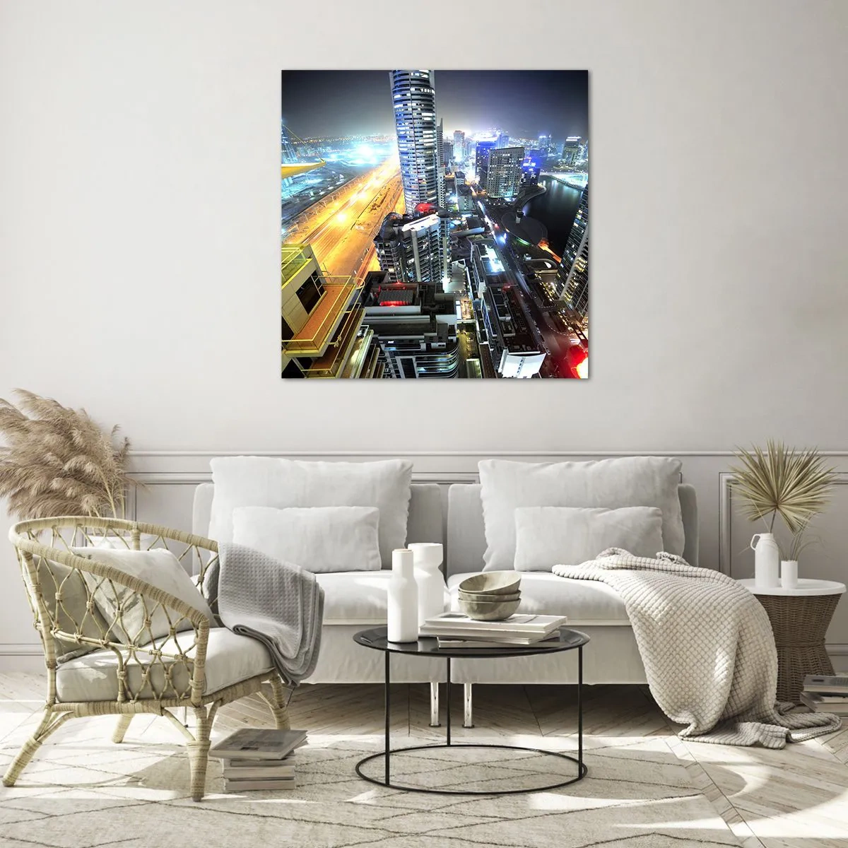 Glass picture - Miracle in the Desert - 70x70 cm