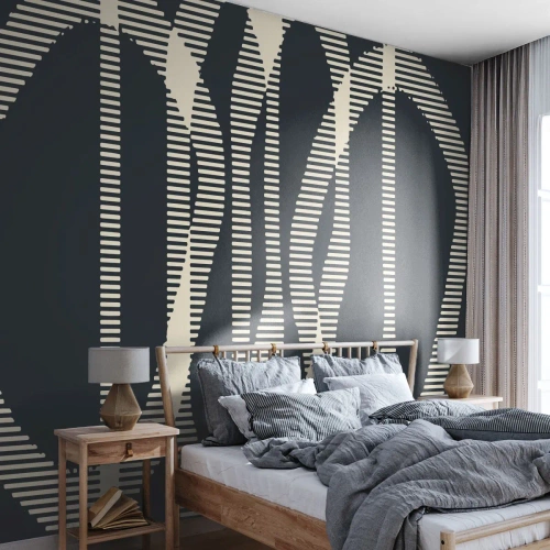 Custom Wallpaper Premium Sand - Attempt at Breaking Darkness - Abstraction, Piece, Modern Pattern