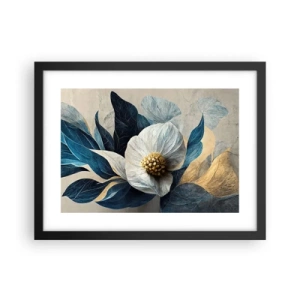 Poster in black frame - With a Heart of Gold - 40x30 cm