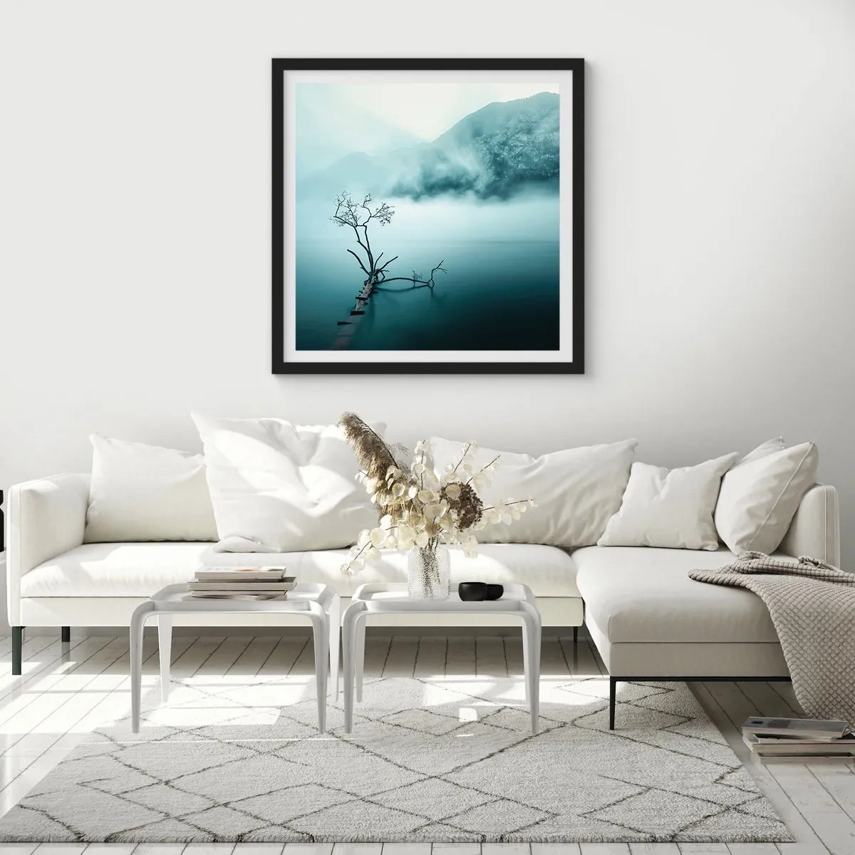 Poster in black frame - From Water and Fog - 30x30 cm