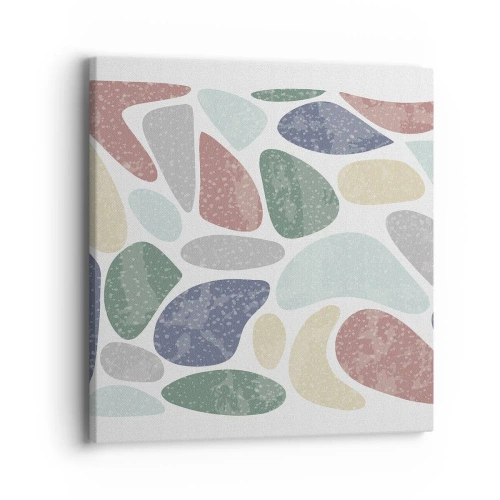Canvas picture - Mosaic of Powdered Colours - 40x40 cm