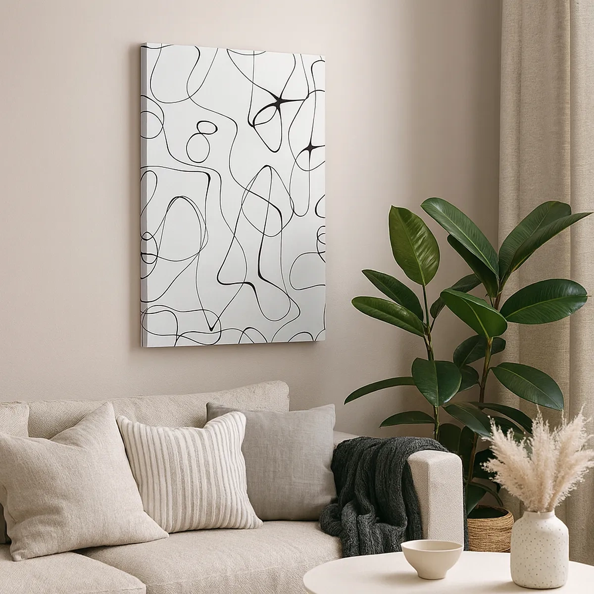 Canvas picture - Life Paths, Trails of Fortune - 50x70 cm