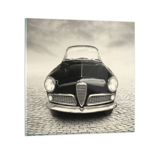 Glass picture - How Can You not Love Me? - 30x30 cm