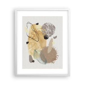 Poster in white frmae - Applied Splashing - 40x50 cm