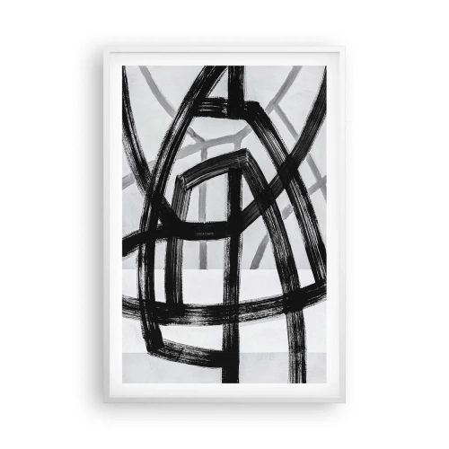 Poster in white frmae - Building Depth - 61x91 cm