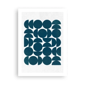 Poster - Circles and Semicircles - 50x70 cm