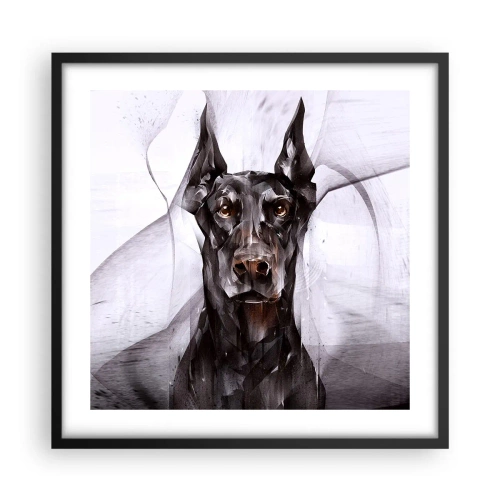 Poster in black frame - Born to Nobility - 50x50 cm