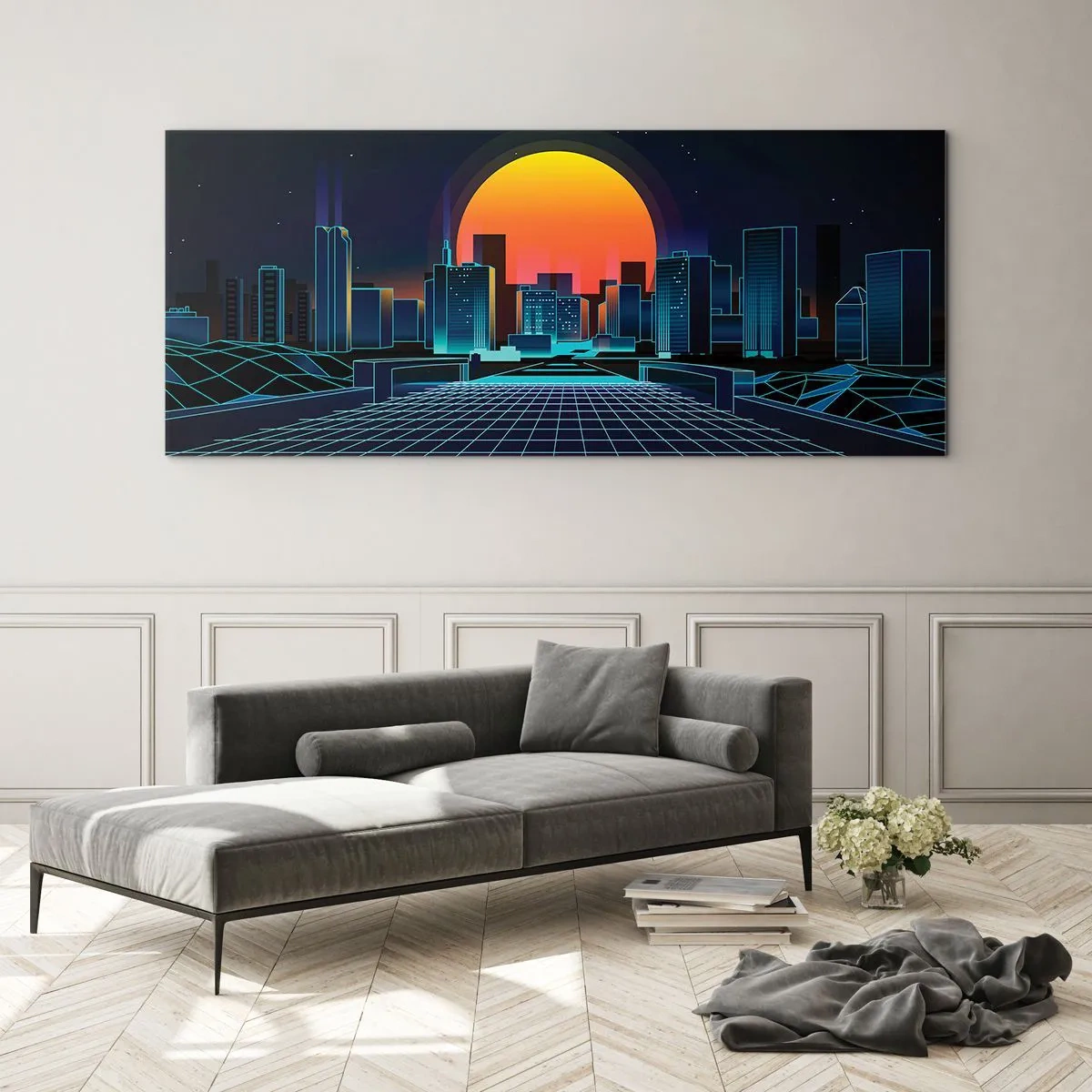Glass picture - You Wanna Go Back to Reality? - 90x30 cm