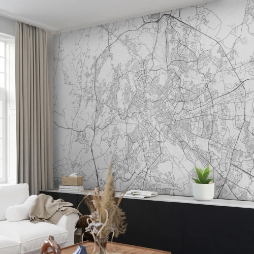 Custom Self-Adhesive Wallpaper Deluxe Sticker - Roman Circle - City, City map, Rome