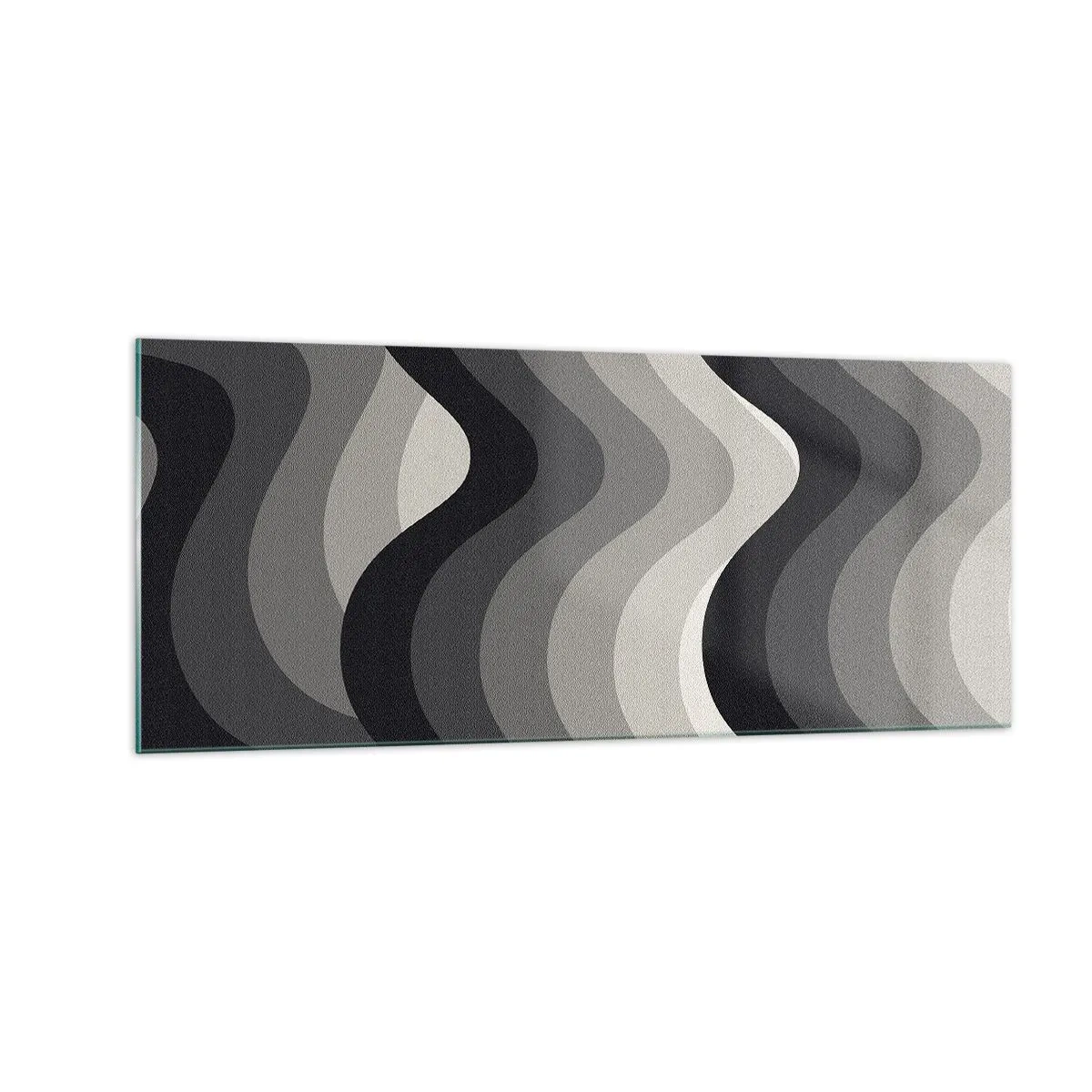 Glass picture - Wave after Wave - 100x40 cm