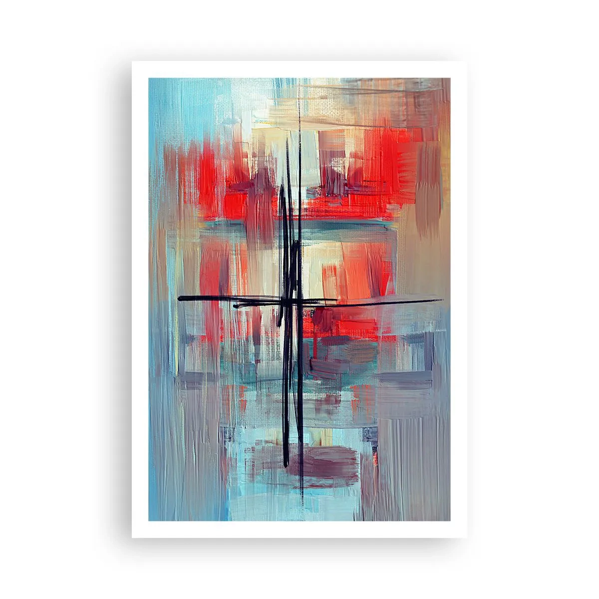 Poster - Landscape in a foreign Dimension - 70x100 cm