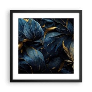 Poster in black frame - Lined with Gold - 40x40 cm