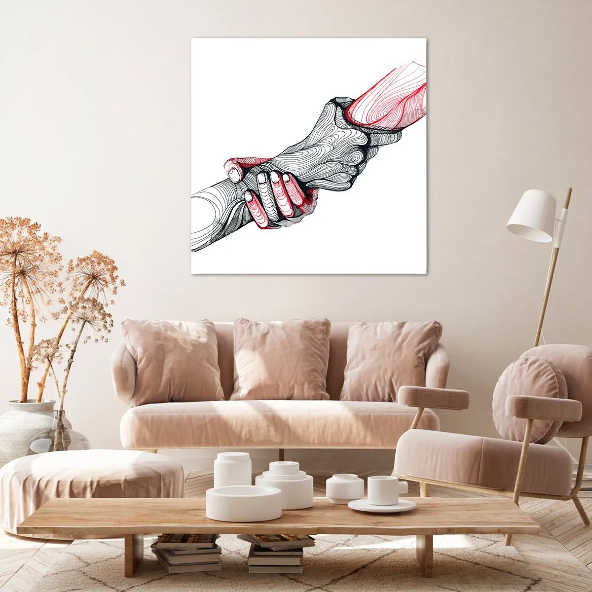 Canvas picture - You Are in Good Hands - 70x70 cm