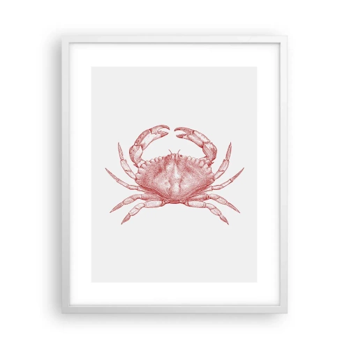 Poster in white frmae - Crab Like No Other - 40x50 cm